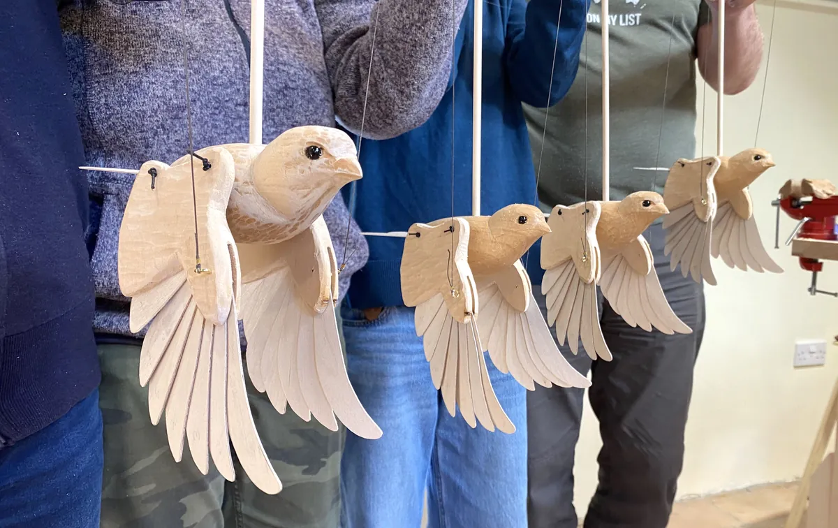 Two-day Carve a Bird Marionette