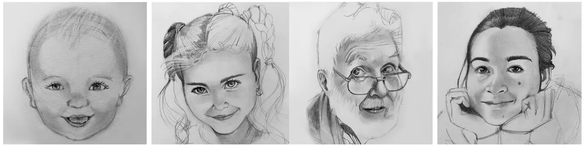 Beginner Portraits: Through the Years