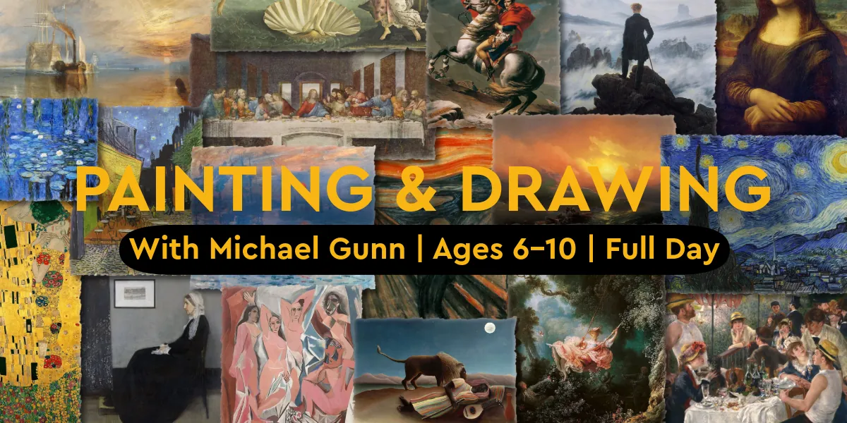 2026 Summer Camp: Week 2: Art Exploration: Painting & Drawing (FD)