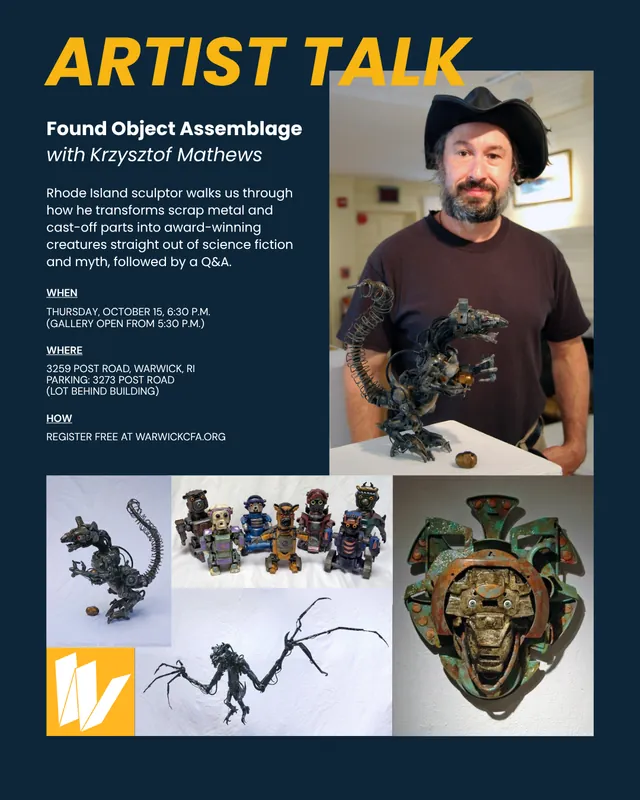 Artist Talk: Found Object Assemblage with Krzysztof Mathews