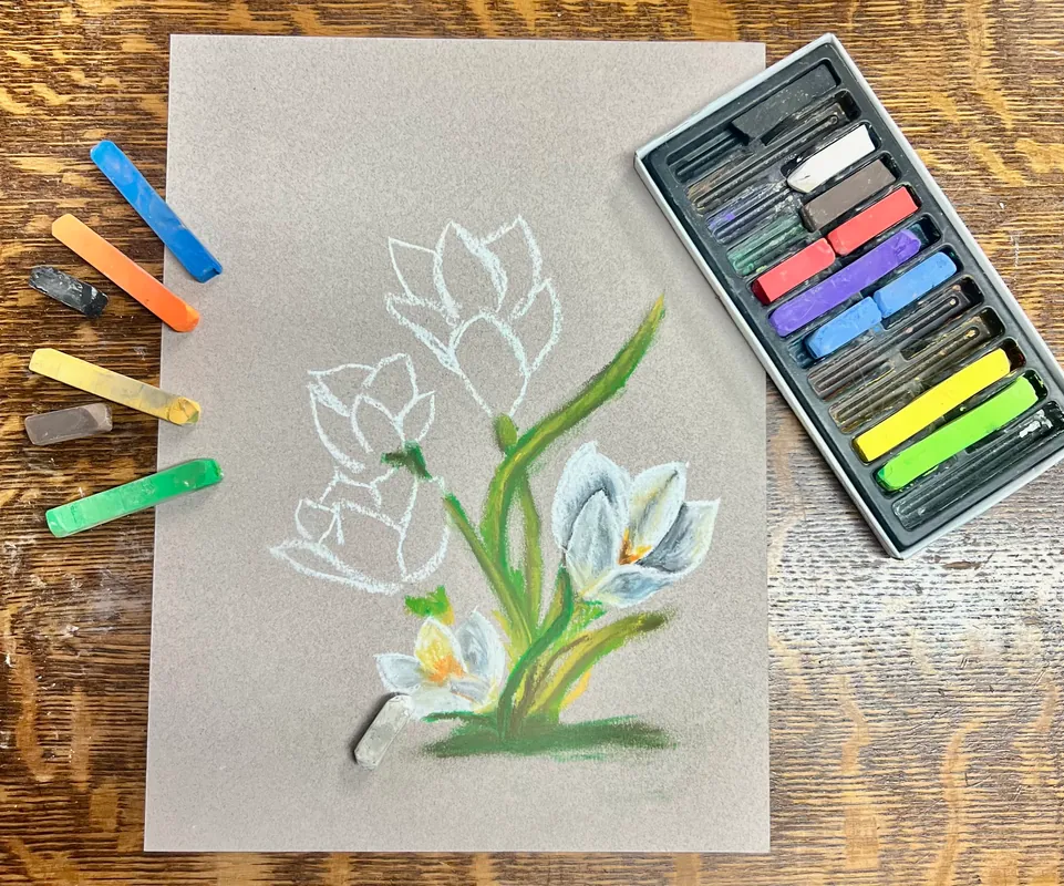 Veterans' Art Program: Chalk Pastel Botanical Garden