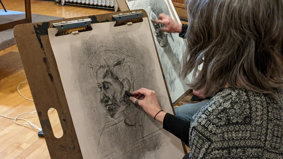 Portrait Drawing w/ Live Model