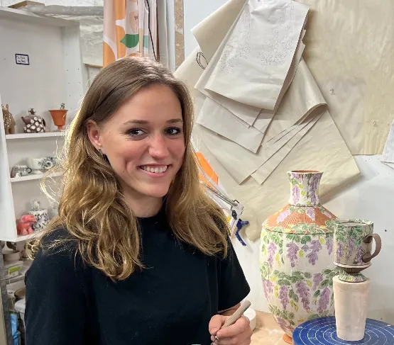 Underglaze Newsprint Transfers with Marian Draper