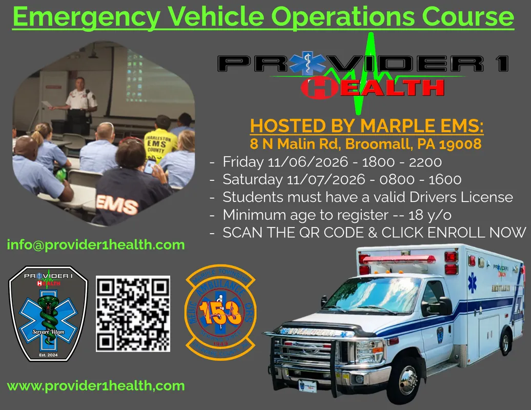 Nov. VFIS - Emergency Vehicle Operator Course [EVOC]
