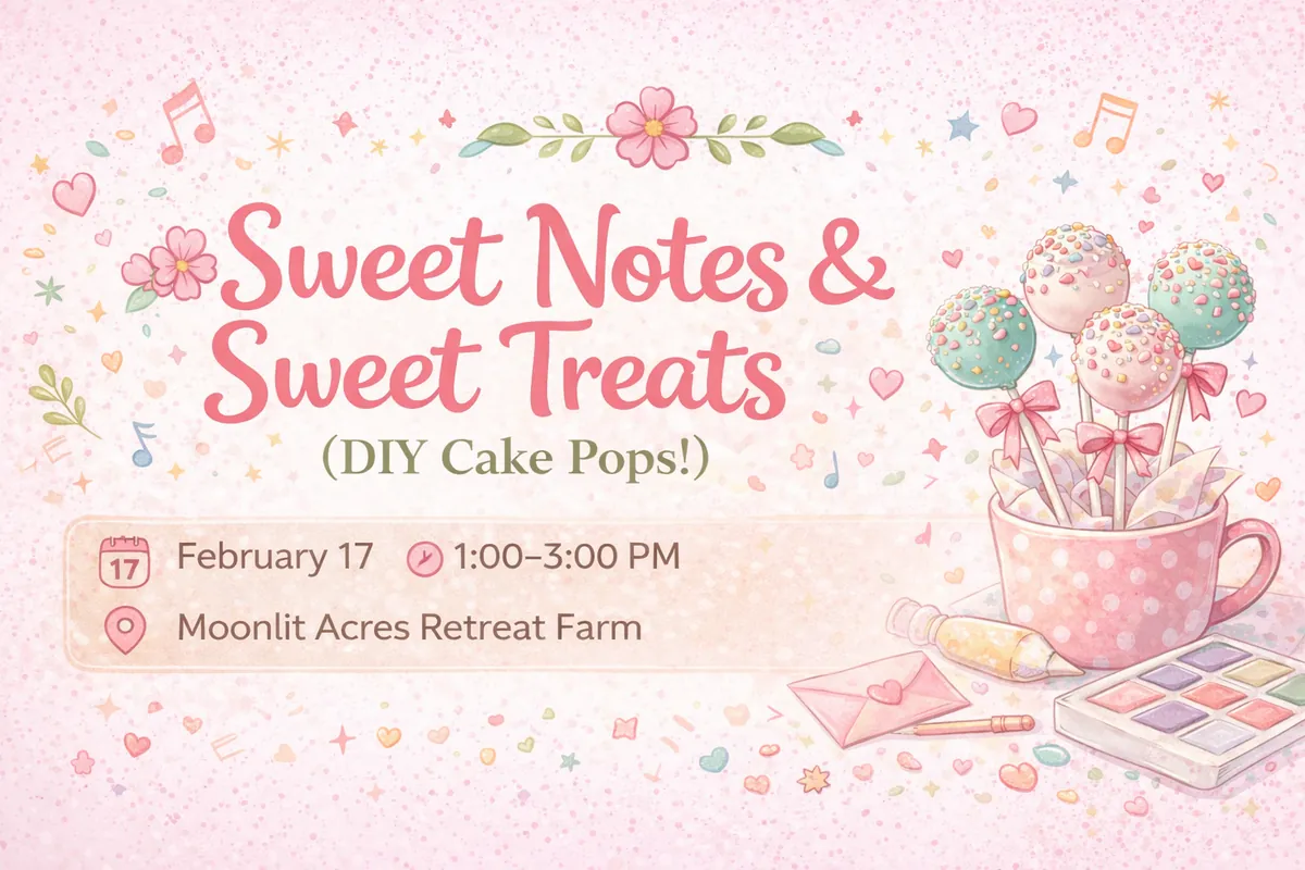 🌸 Sweet Notes & Sweet Treats    (DIY Cake Pops!)
