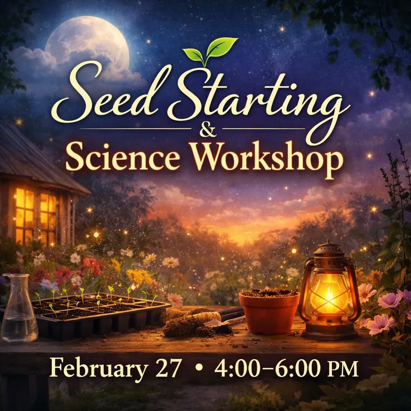 🌱✨ Seed Starting & Science Workshop