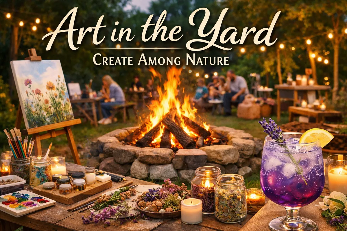🌿 Art in the Yard: Create Among Nature (BONFIRE & YARD GAMES TOO) 🎨🔥