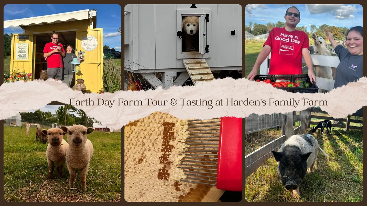 🌎 Earth Day Farm Tour & Tasting at Harden’s Family Farm 🌿