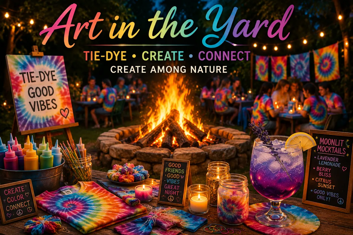 🌿 Art in the Yard: Create Among Nature (BONFIRE & YARD GAMES TOO) 🎨🔥