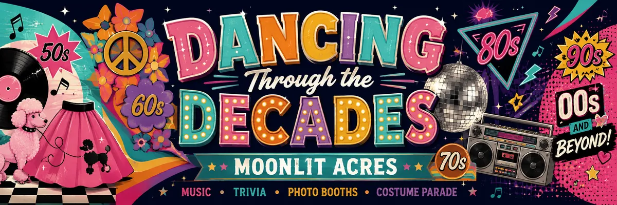 Dancing Through the Decades: A Moonlit Music & Costume Party