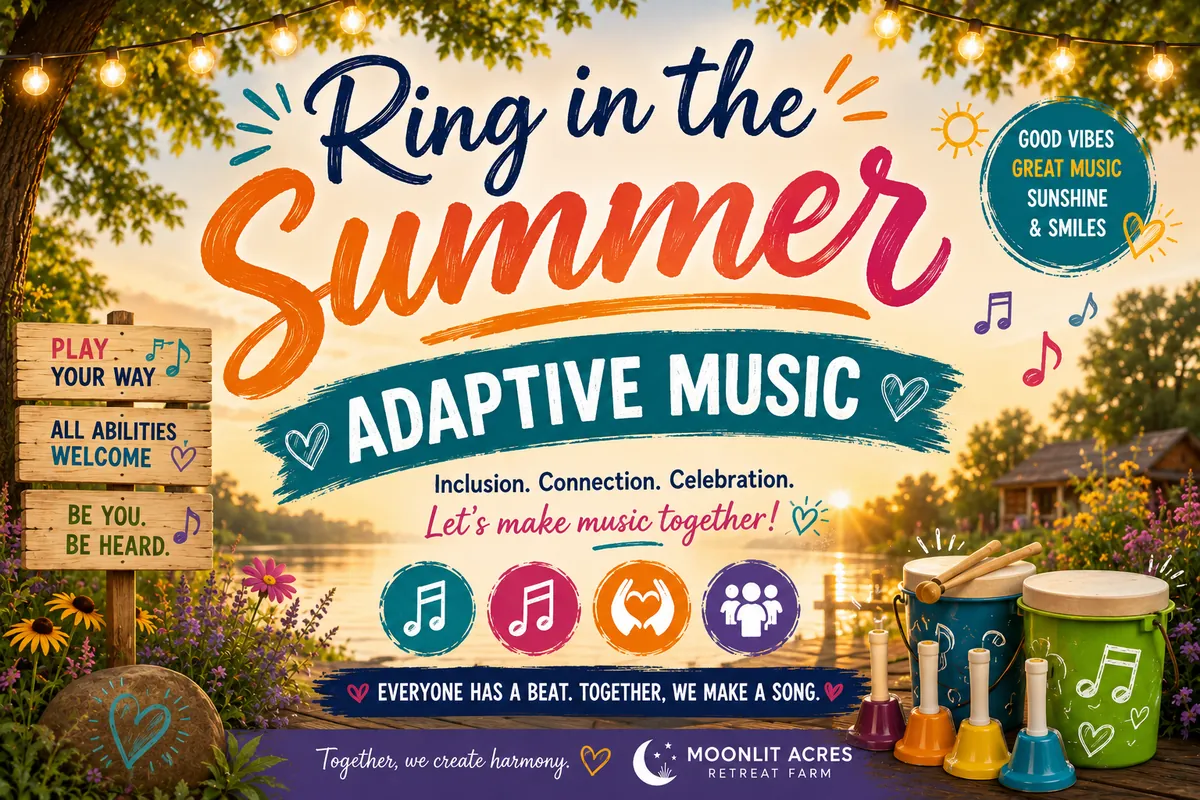 Ring In the Summer! - Adaptive Music Group at Moonlit Acres Retreat Farm