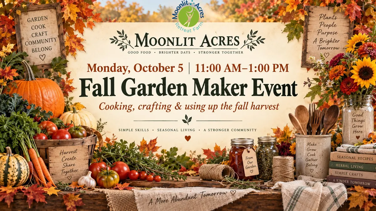 Harvest & Make: A Fall Garden Workshop