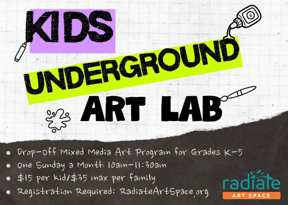 Kids Underground Art Lab - Summer July Session