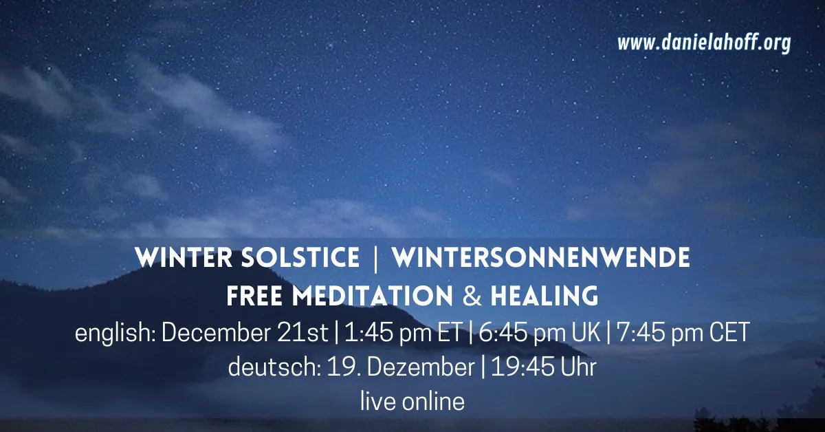 Winter Solstice - Free Group Healing & Meditation (live online)