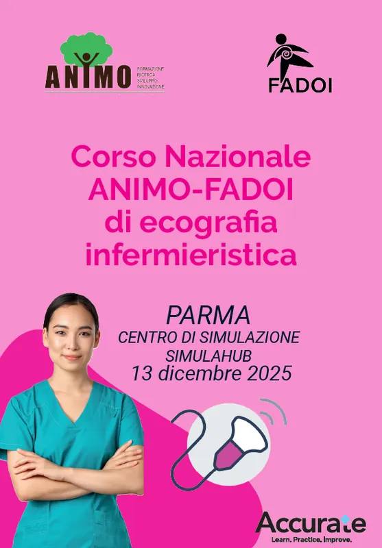 2° Corso Nazionale ANIMO-FADOI di Ecografia Infermieristica con simulatore avanzato - II Edizione