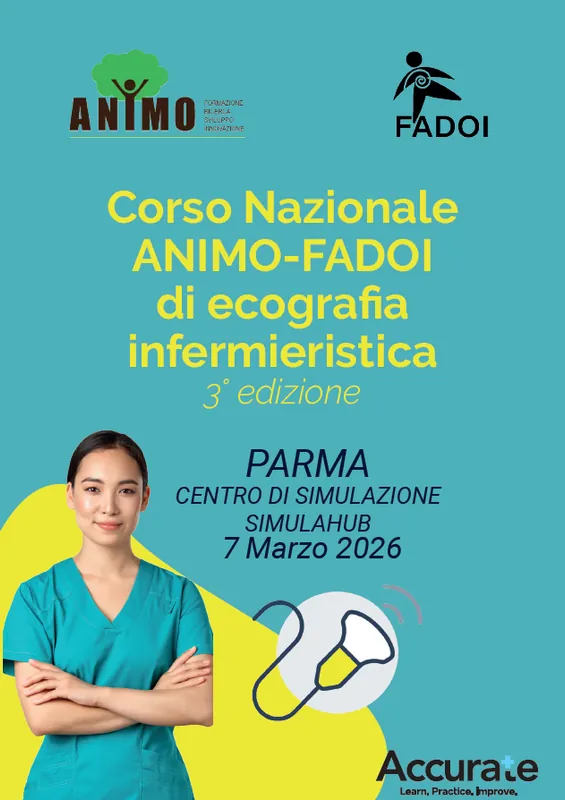 3° Corso Nazionale ANIMO-FADOI di Ecografia Infermieristica con simulatore avanzato - III Edizione
