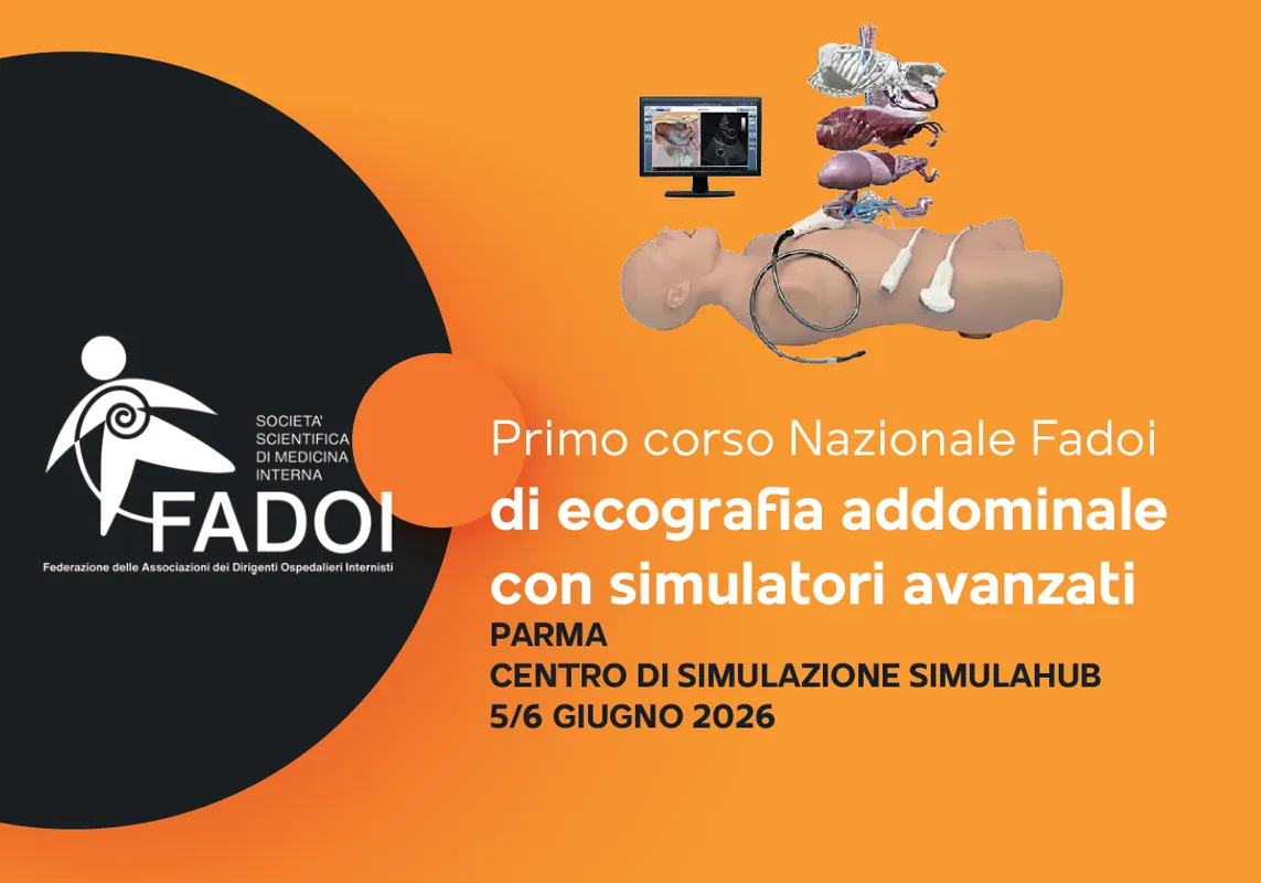 Primo corso Nazionale Fadoi di ecografia addominale con simulatori avanzati
