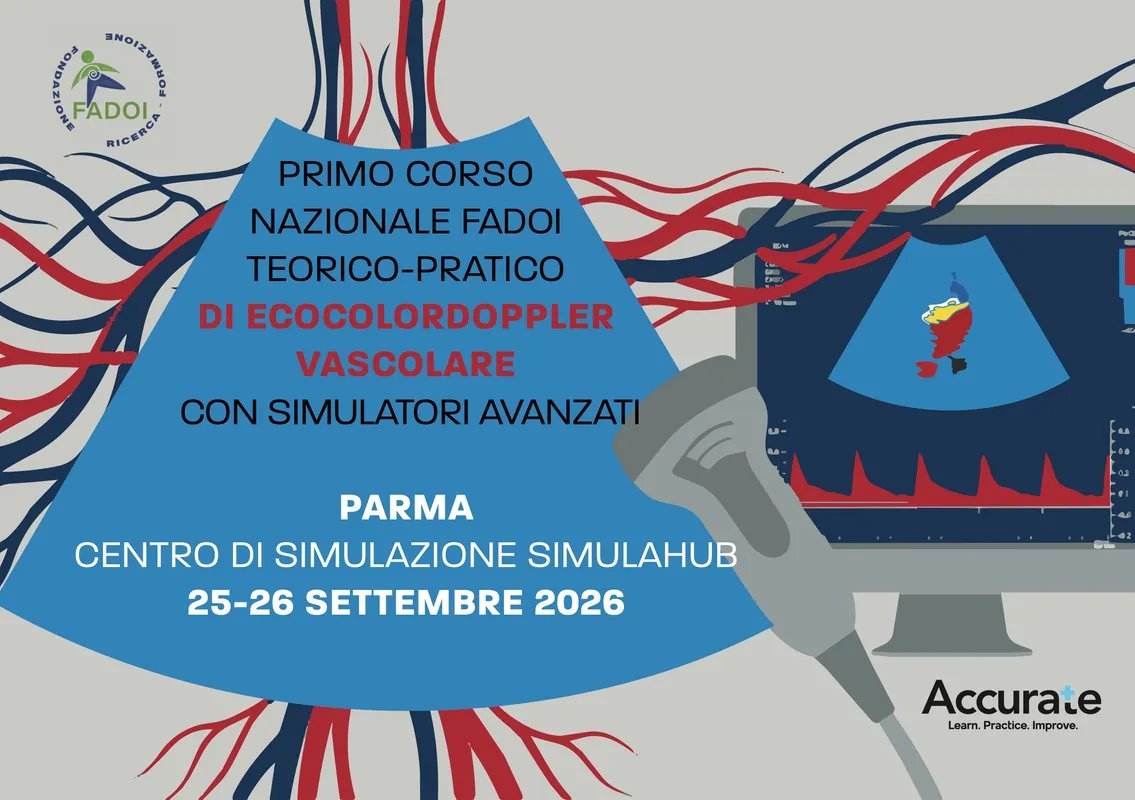 1° Corso Nazionale teorico-pratico di EcocolorDoppler Vascolare FADOI con simulatori avanzati