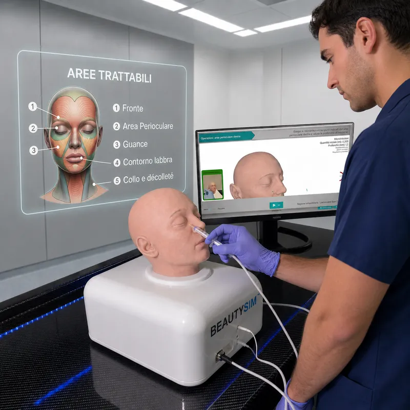 Tossina botulinica e filler in medicina estetica del volto: apprendimento immersivo e prevenzione delle complicanze