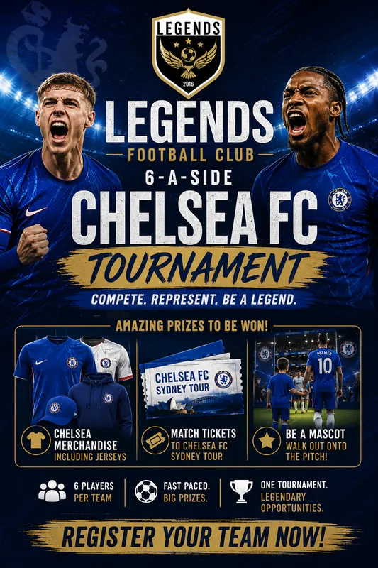 Chelsea FC - Sydney 6 a side tournament