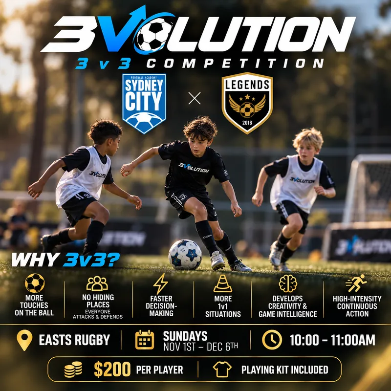 3VOLUTION - 3v3 FOOTBALL COMPETITION