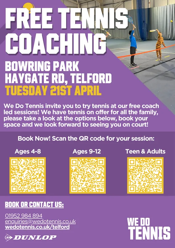 BOWRING PARK FREE TASTER SESSION - Juniors (Ages 9-12)