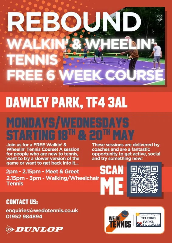 FREE COURSE - Rebound LD & Wheelchair Tennis - Dawley Park