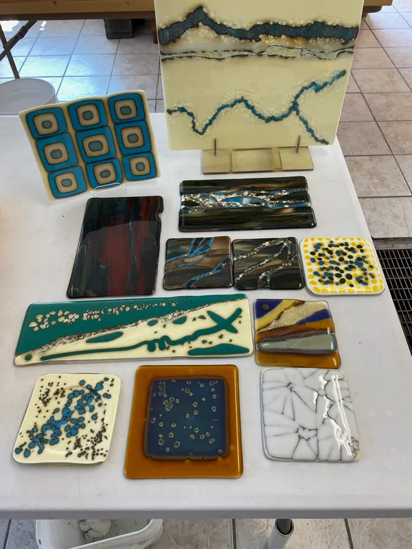 Reactive Magic: Exploring Glass Chemistry Slumped Forms & Kiln Carving