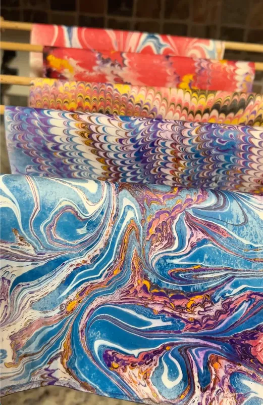Creative Explorations: Marbled Paper