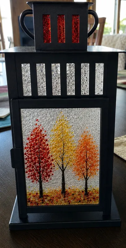Fused Glass Lanterns