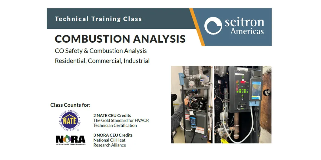 Seitron CO Safety & Combustion Analysis Class - St. Cloud Location