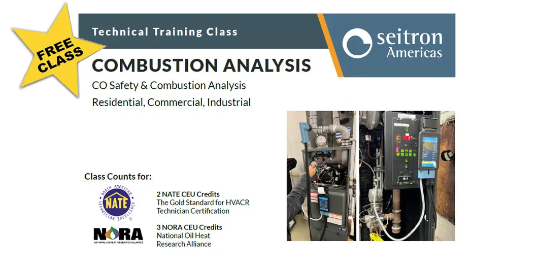Seitron CO Safety & Combustion Analysis Class - St. Cloud Location