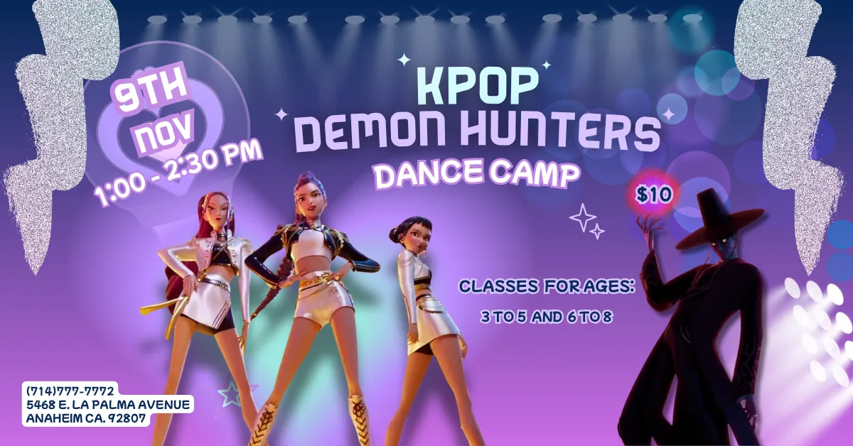 Kpop Demon Hunters Dance Camp