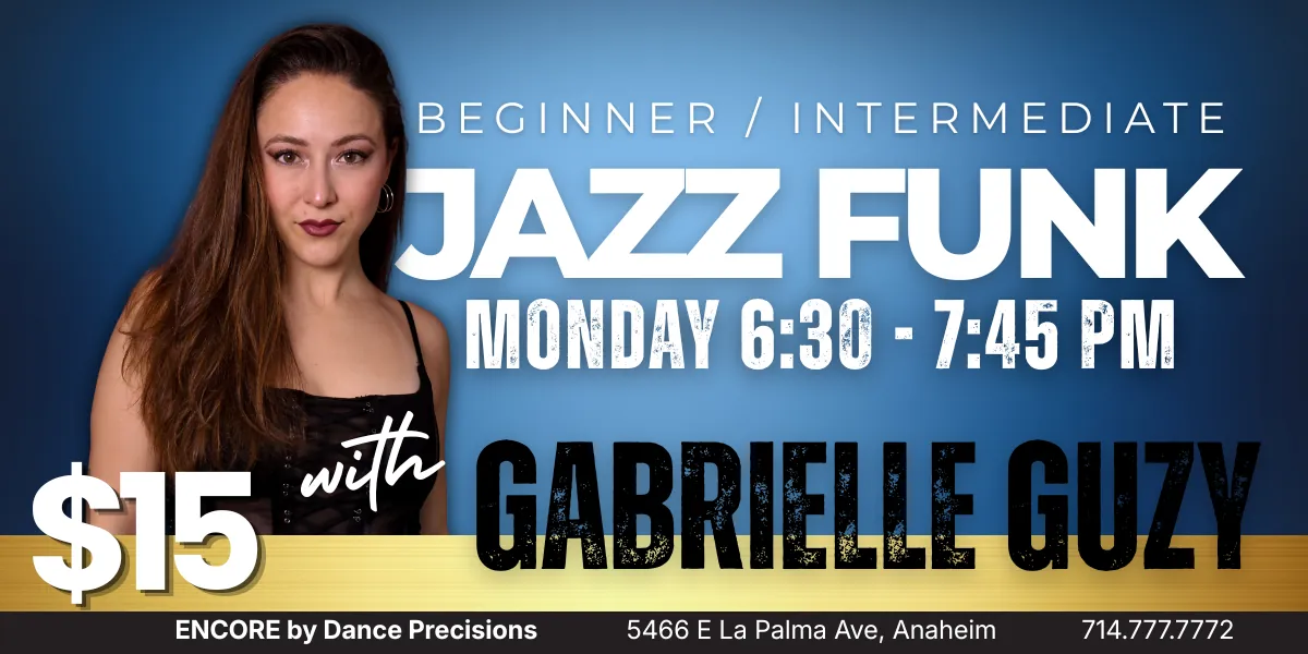 ADULT BEG/INT JAZZ FUNK WITH GABRIELLE GUZY