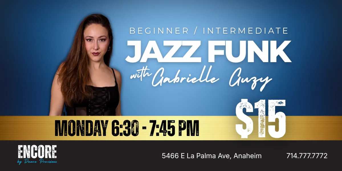 ADULT BEG/INT JAZZ FUNK WITH GABRIELLE GUZY
