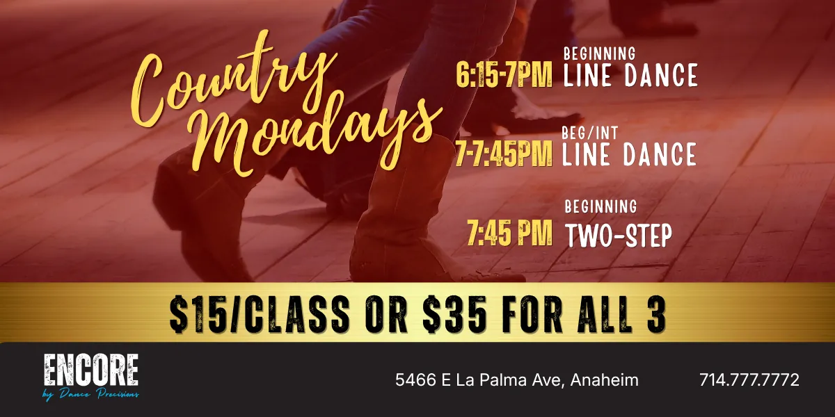 COUNTRY MONDAYS | ADULTS AGES 16+