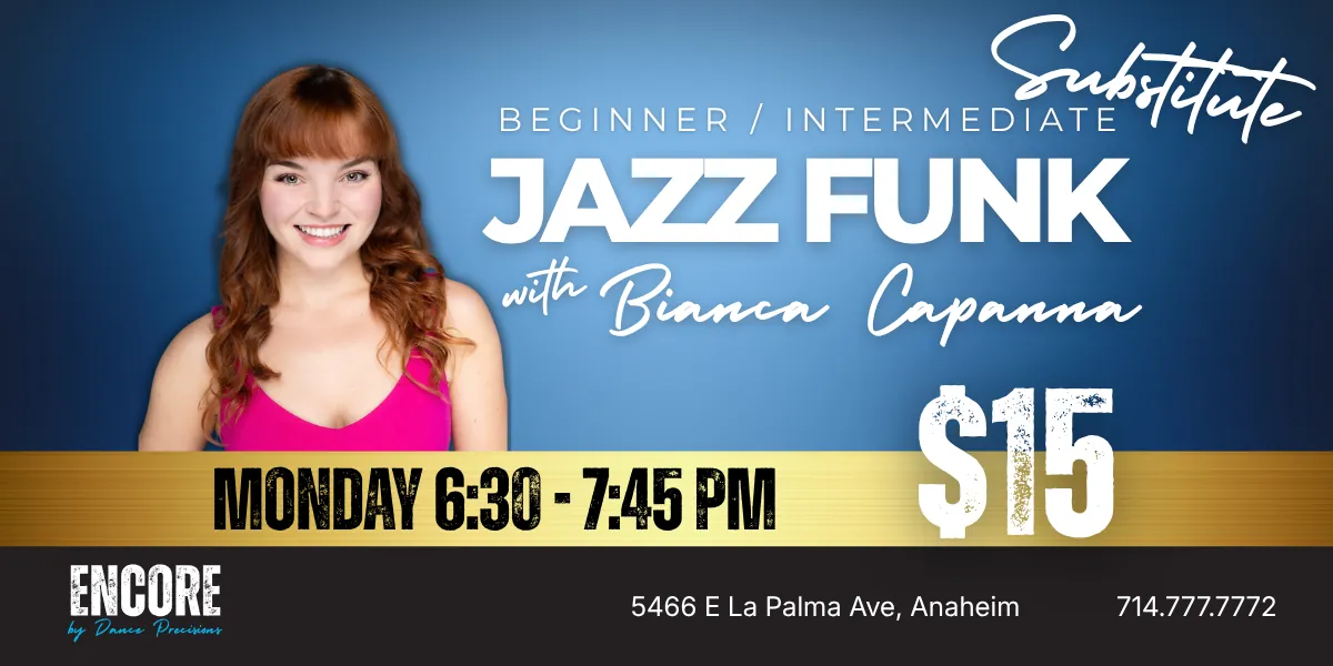 ADULT BEG/INT JAZZ FUNK WITH BIANCA CAPANNA