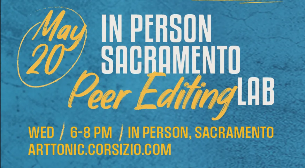 Individual Artists Fellowship (IAF) Sacramento Peer Editing Lab