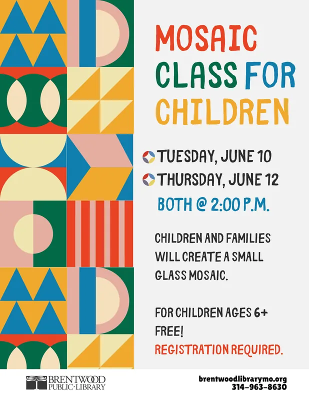 Mosaics for Kids (Ages 6+)