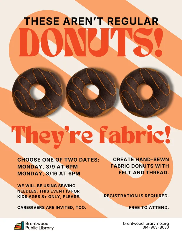 Kids Craft: Fabric Donuts