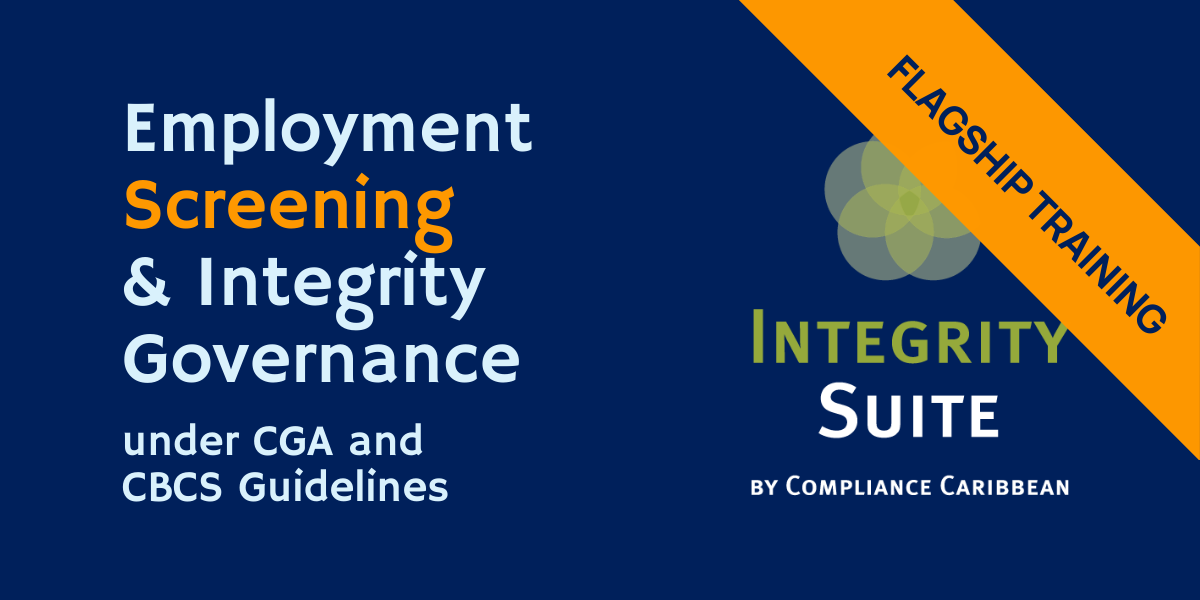 Masterclass: Employment Screening & Integrity Governance under CGA and CBCS Guidelines