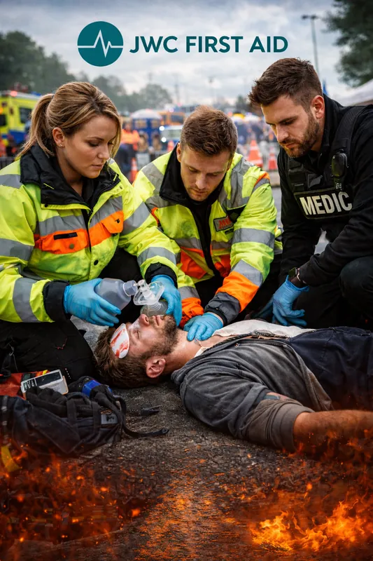 FREC 3 Qualsafe Level 3 Award in First Response Emergency Care (RQF) Up to12 Learners On-site training at your premises