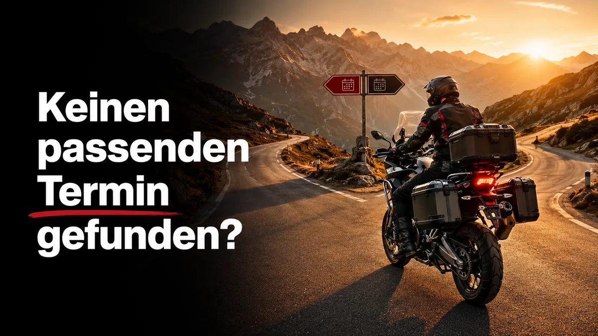 Keinen passenden Termin gefunden? – Terminwunsch 2027