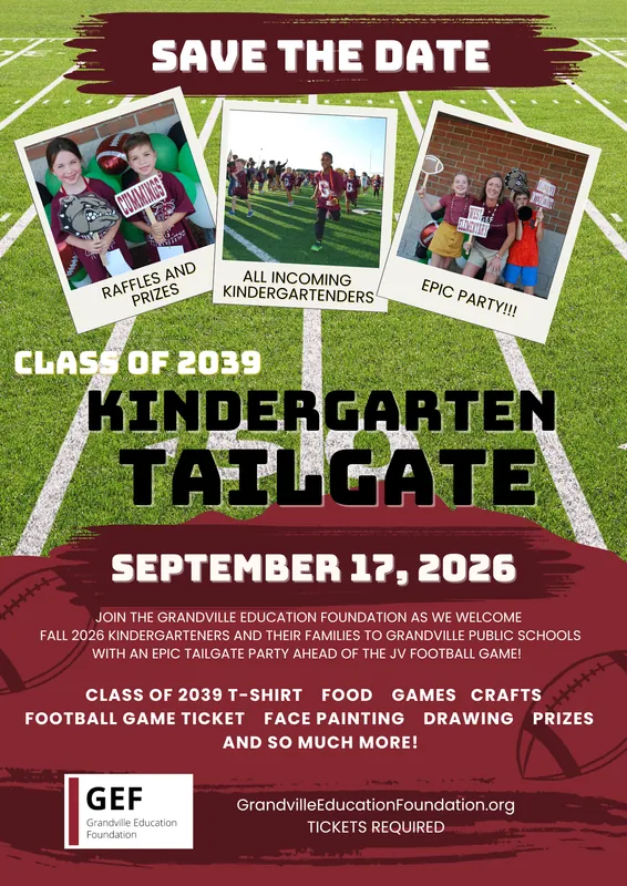Class of 2039 Kindergarten Tailgate