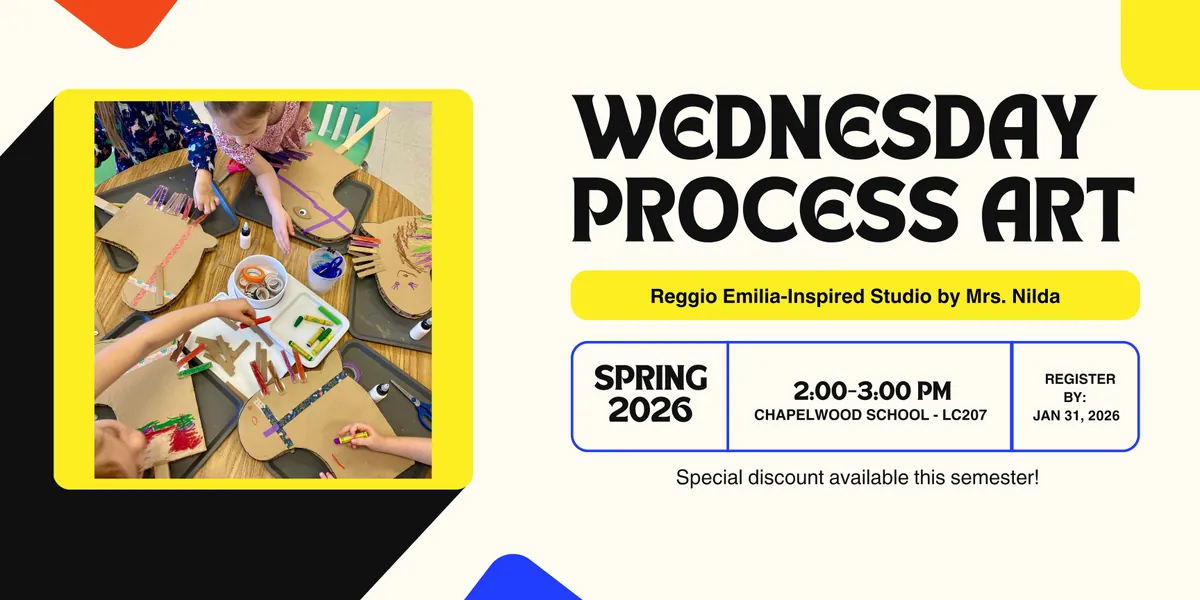 Wednesday Process Art Class - Spring 2026 After School