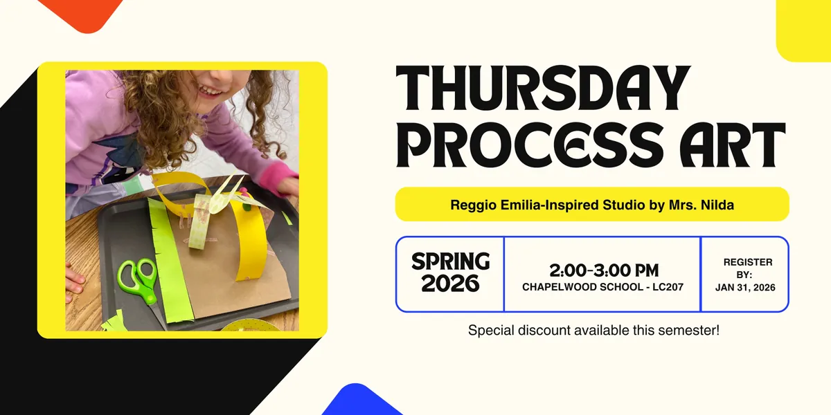 Thursday Process Art Class - Spring 2026 After School