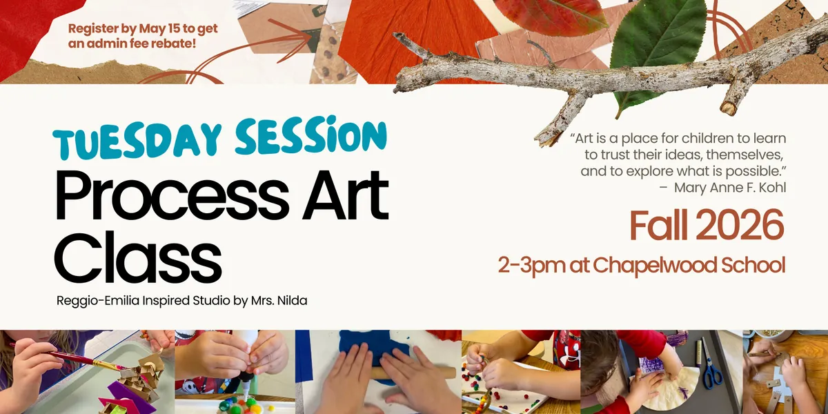 Tuesday Process Art Class - Fall 2026 After School