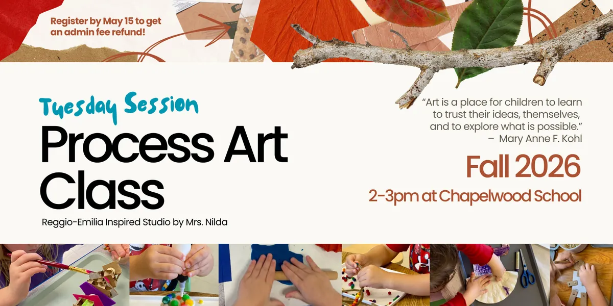 Tuesday Process Art Class - Fall 2026 After School