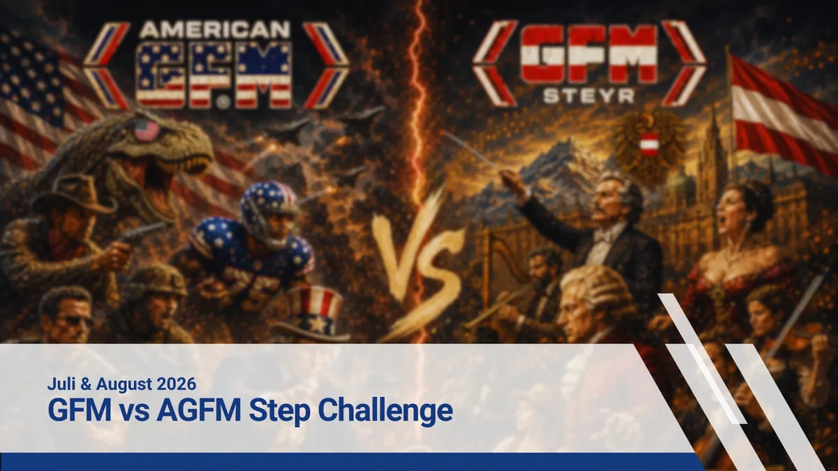 GFM vs. AGFM Step Challenge – Wer sammelt die meisten Schritte?