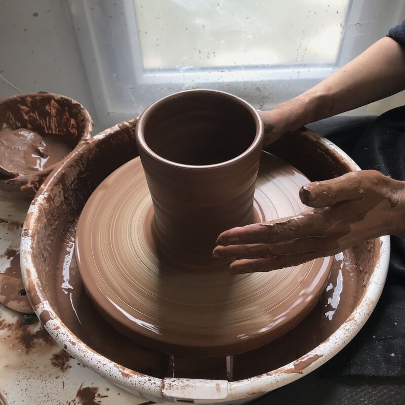 Valentine's Day Private throwing lesson for 2 on the Potter’s wheel
